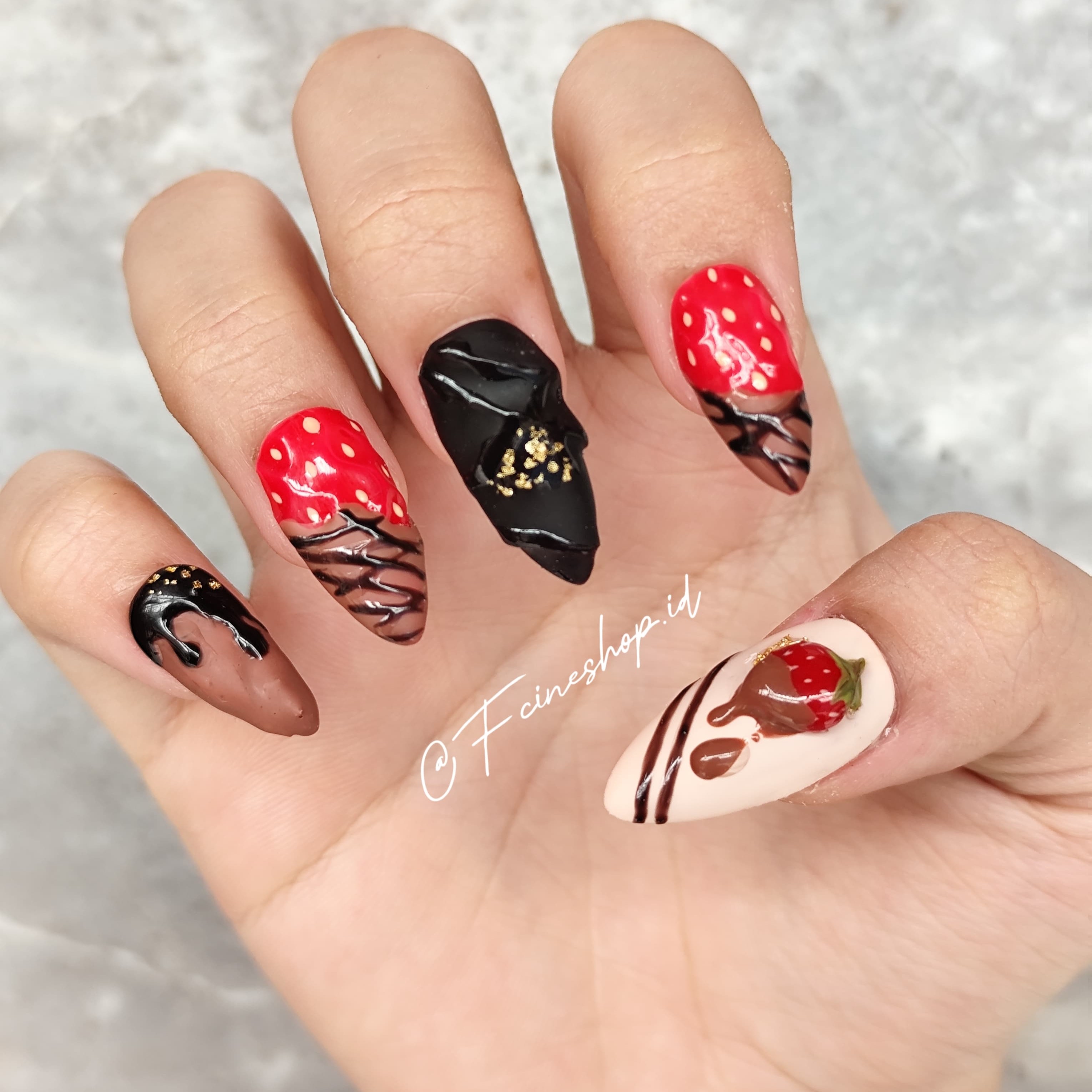 Strawberry Chocolate Ice Cream 2